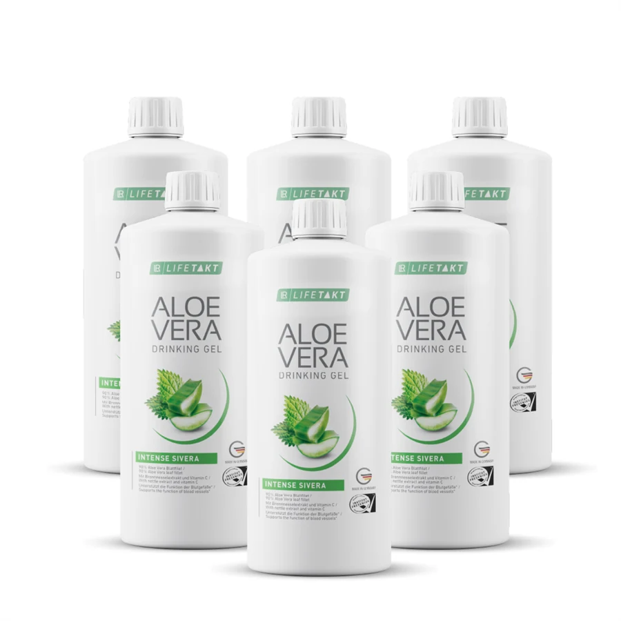 LR LIFETAKT Aloe Vera Drinking Gel Intense Sivera Série 6 ks