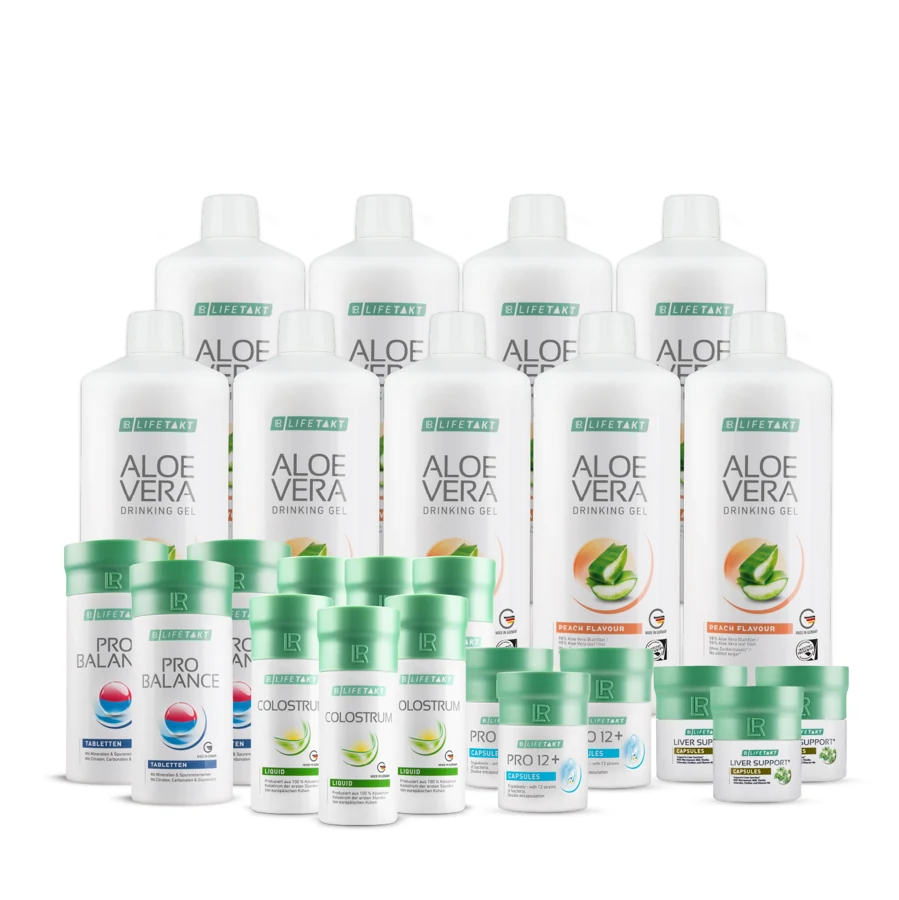 LR HEALTH MISSION 3 měsíce (AV Gel Broskev + Colostrum Liquid)