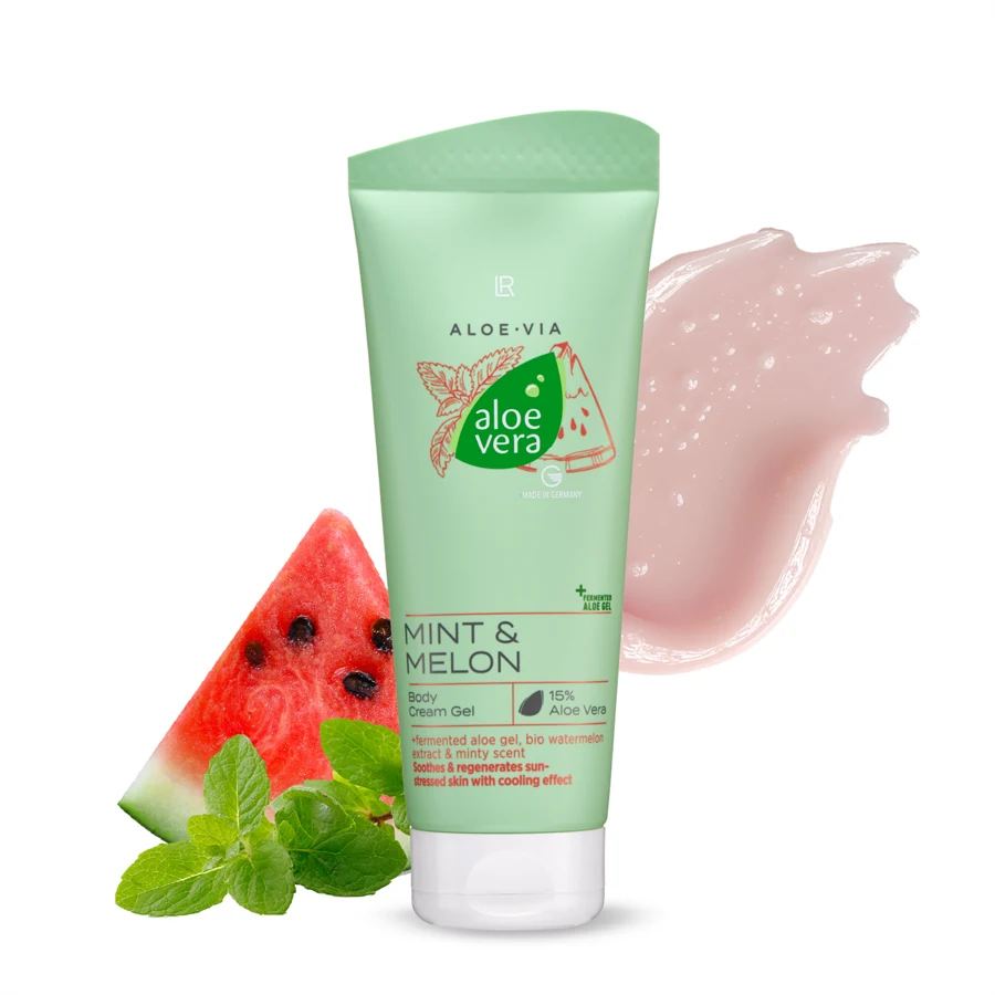 Aloe Vera Mint & Melon Krémový Gel na Tělo